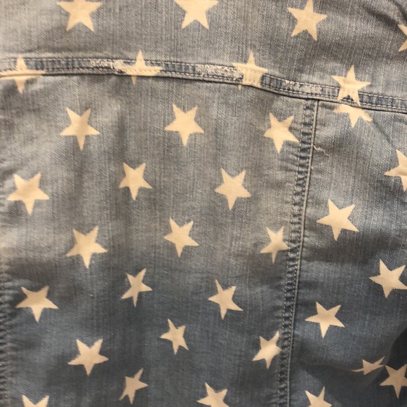 Denim jacket star pattern - Picture 3 of 3